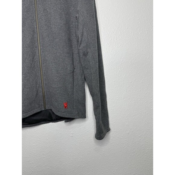 Chrome Industries Utility Mobility Full Zip Hoodie Jacket Lrg Gray Red Logo Mens - Picture 6 of 16